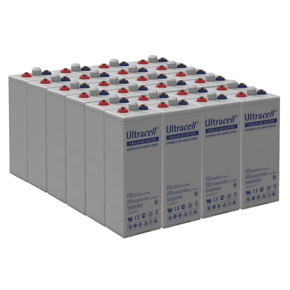 12 Batteries Ultracell tubulaires OPzV 600Ah (24V) - Wilmosolar Shop