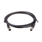 Cable 1m avec M8 circular connector Male/Female 3 pole (pack de 2)