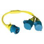 Câble adaptateur 16A à 32A/250V CEE/CEE
