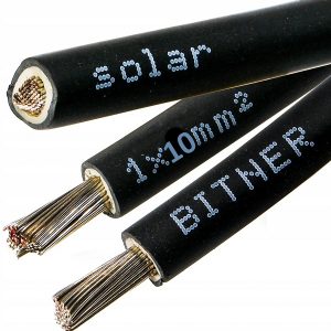 Câble solaire 1X10mm² (Vendu par mètre)