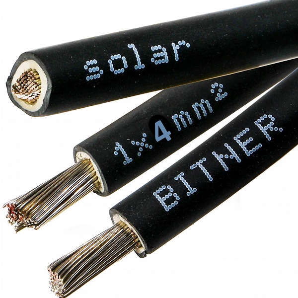 Câble solaire 4mm² : bobine de 10M - Wilmosolar Shop