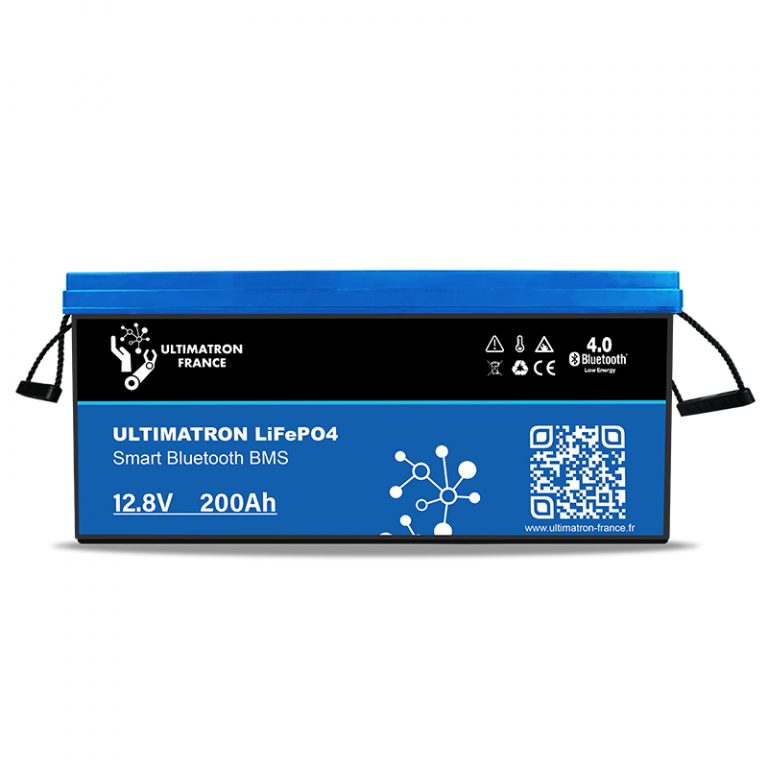 Batterie Lithium Ultimatron Lifepo4 Smart Bms 12.8v 200ah